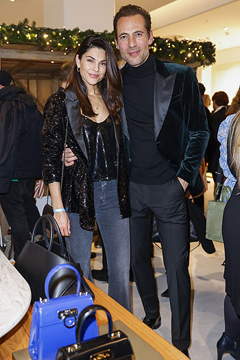  Viola Mazza und Alexander Mazza beim Breuninger Flagship Store Event "A Night of Joy" am 21.11.2023 (&copy;Photo Isa Foltin/Getty Images f&uuml;r Breuninger)